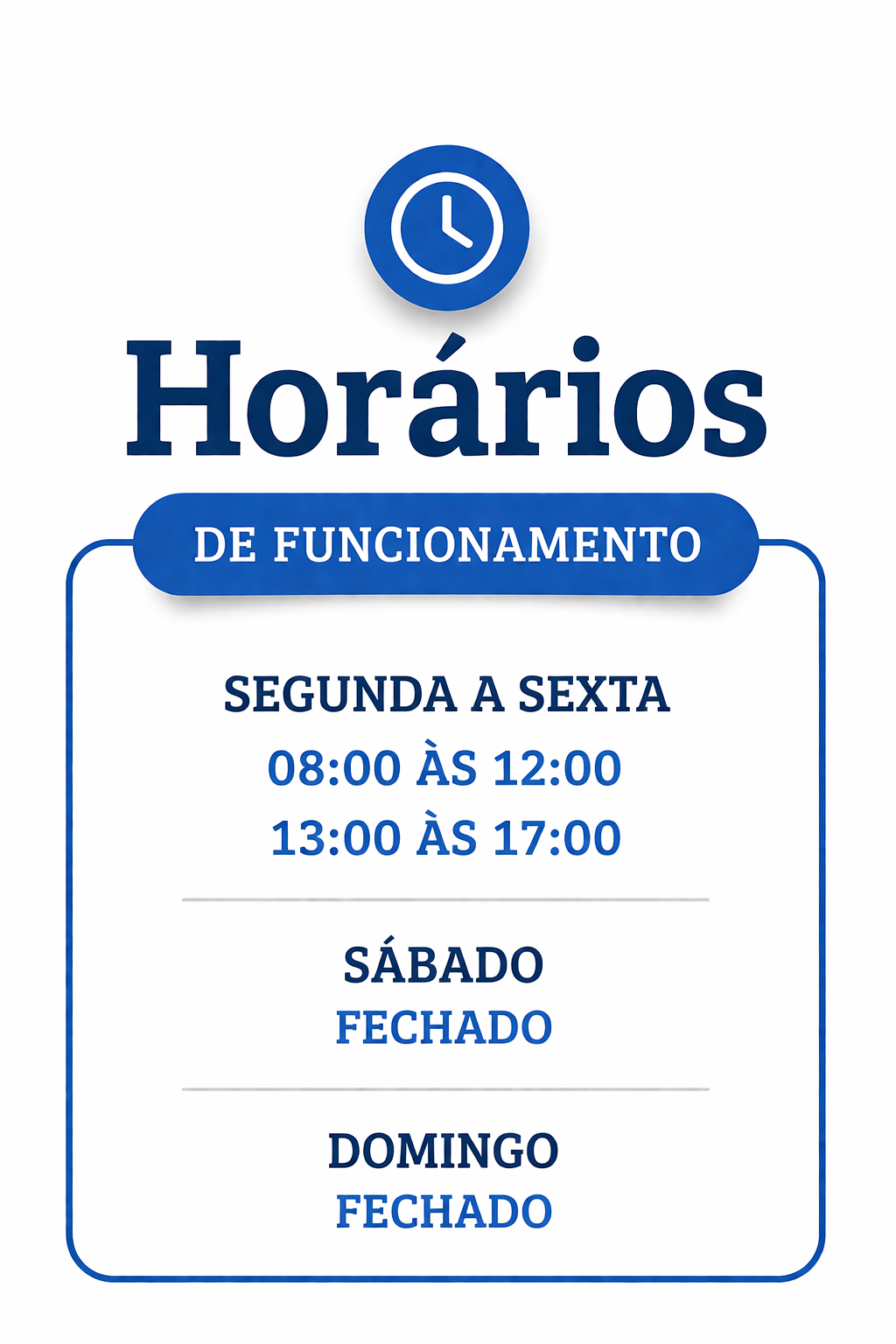 Horários de Atendimento da Câmara Municipal de Laranjeiras do Sul